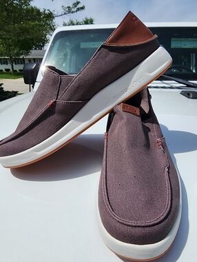 Kuru Pace Men's Casual Slip On Loafer - Boat Shoe. Comfort. Canvas